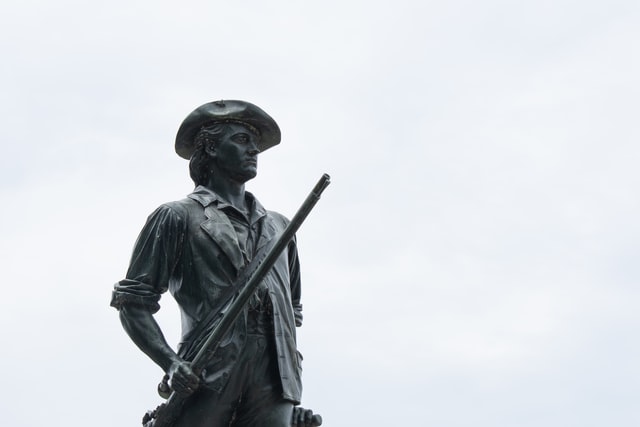 The Minute Man statue in Concord