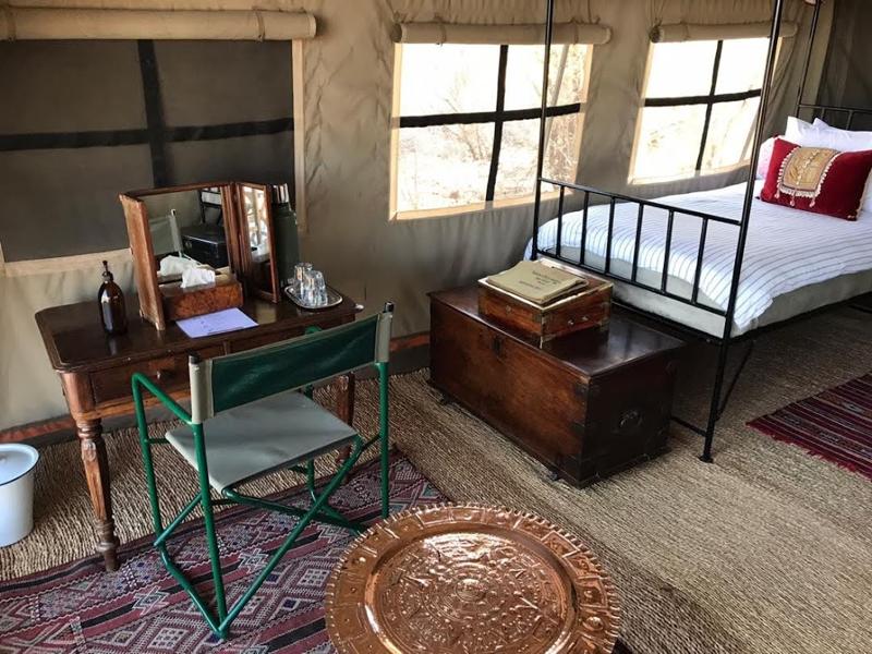 Luxury Safari tent bedroom