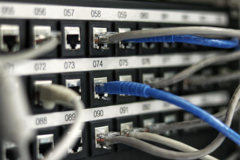 Patch panel or switchboard